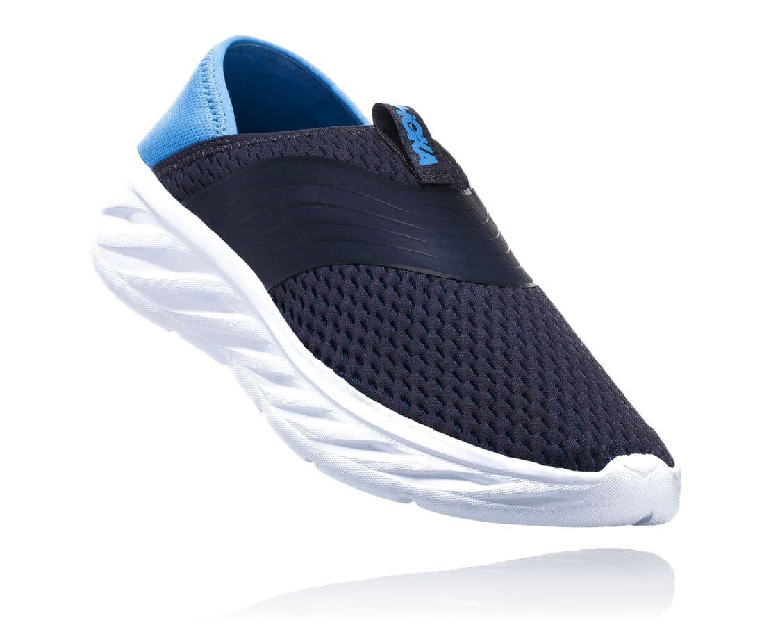 Hoka One One Ora Recovery Shoe South Africa - Mens Walking Shoes - Blue,QSRHN-5462